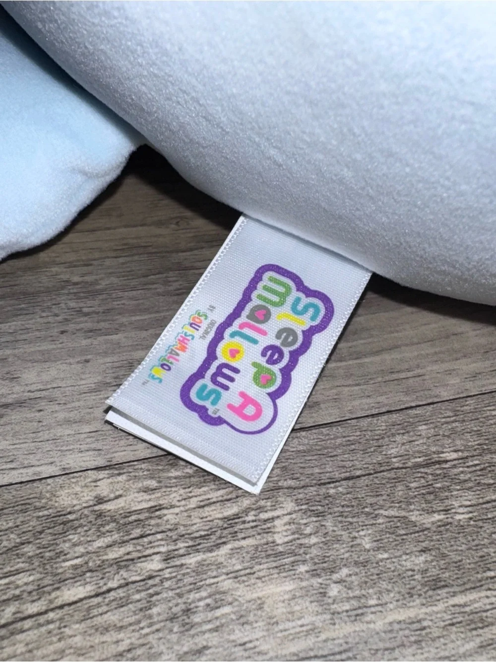 Squishmallows Light Blue Bunny Body Pillow Plush